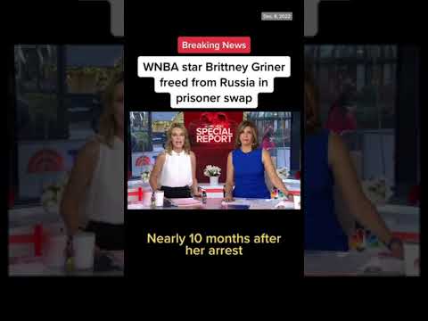 #WNBA Star #BrittneyGriner Freed From #Russia In Prisoner Swap