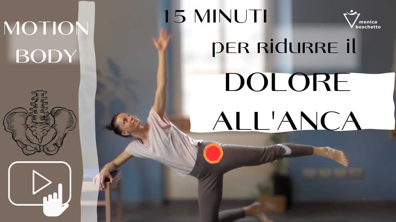 COXALGIA. DOLORE ALL'ANCA. Esercizi per ridurre il dolore.