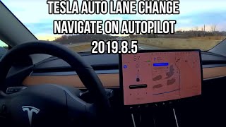 2019.8.5 Navigate on Autopilot No Confirmation! Red Light Warning, 5% Power Increase Overview
