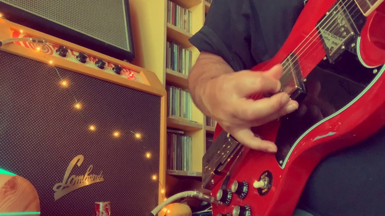 Gibson SG  61 Sidaways Vibrola + Lombardi LC8 amp