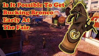 Is It Possible To Get Bucking Bronco Early At The Fair In BioShock Infinite (4k) Xbox Series X