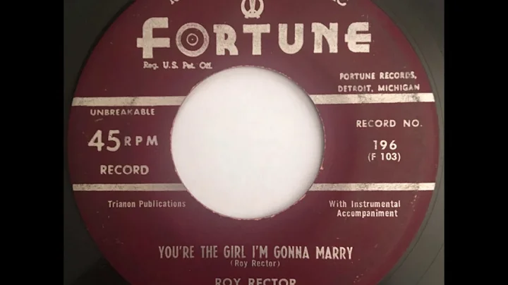 ROY RECTOR ROY RECTOR You're The Girl I'm Gonna Ma...