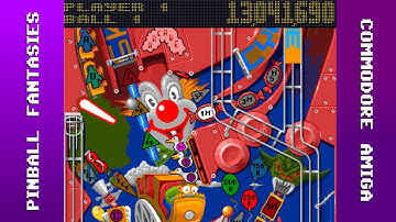 Pinball Fantasies Longplay (Amiga) [4K]