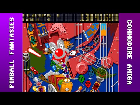 Pinball Fantasies Longplay (Amiga) [4K]