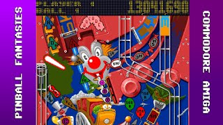 Pinball Fantasies Longplay (Amiga) [4K]