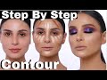 Purple smokey eye  how to contour and highlight your face  face lab