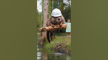 When the capybara got stuck by the balloon #capybara #funny #balloon #cute #shorts #ai