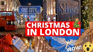 London Christmas Lights Tour During Lockdown!