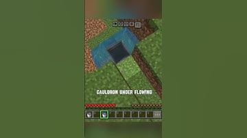 Infinite Water with Just 1 Bucket?! #minecraft