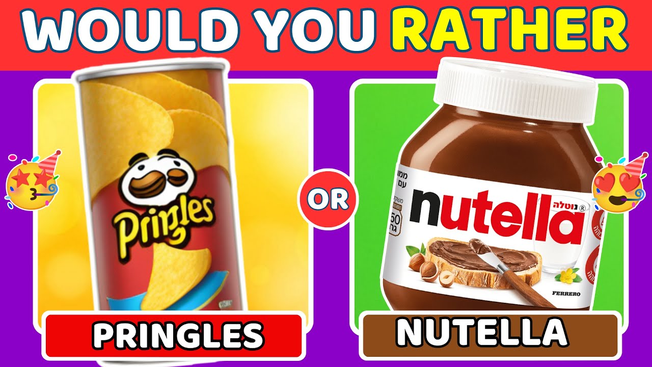 Would You Rather Savory Vs Sweet Edition 🍕🍫 Cat Quiz YouTube