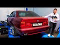 Спортивная настройка ходовой BMW E34 на 3D стенде, тюнинг подвески