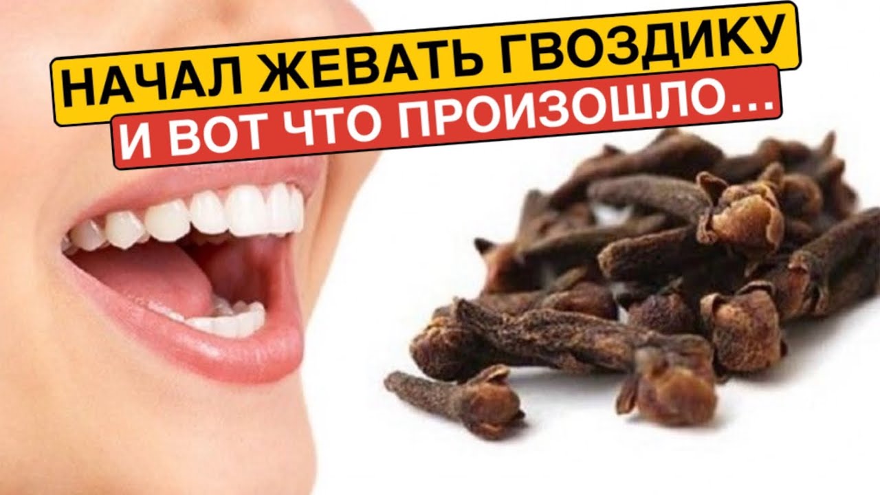 Начал просто ЖЕВАТЬ гвоздику и Вот что произошло через 7 дней употребления..