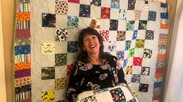 Making a very simple QUILT LABEL - Embroidery - simple sewing