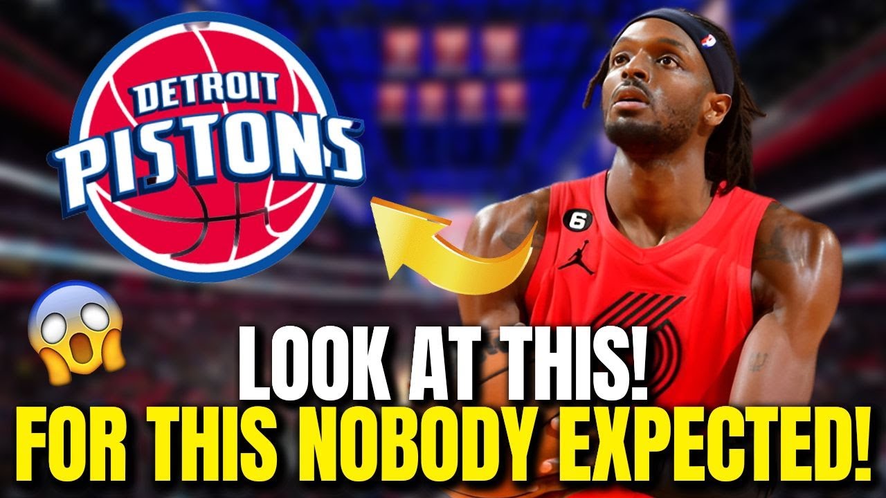🚨SEE THIS?! UNEXPECTED ARRIVAL! LATEST NEWS FROM DETROIT PISTONS! YouTube