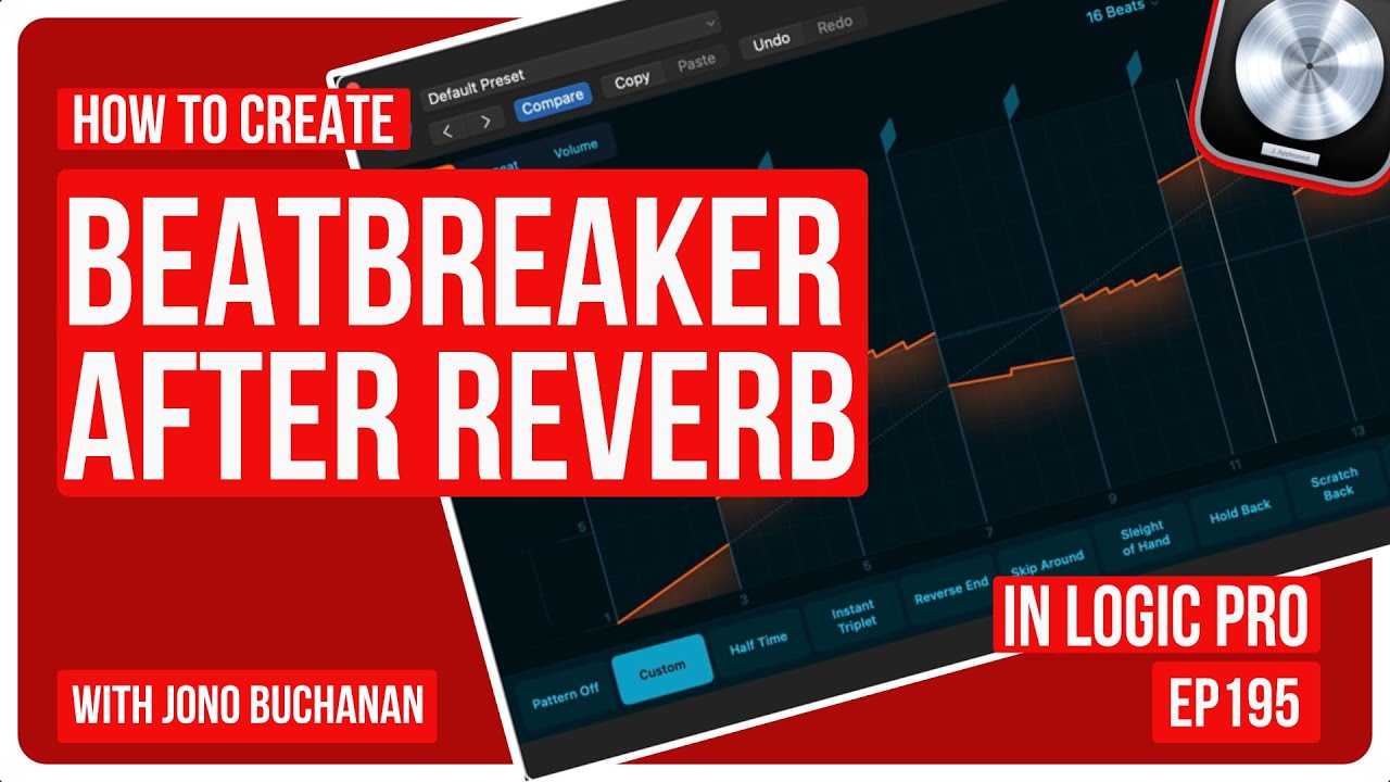 Logic Pro: Звуковая обработка: битбрейкер после реверберации