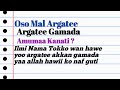Oso Mal Argate Gamada Amuma Kanatii Ilmi Nama Yoo Wan Hawe Argate Halan Gamada Ya Rabi Na Gamachisi