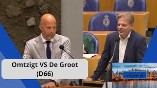Omtzigt wordt WOEDEND door De Groot (D66): U BELEDIGT IEDEREEN maar bent DOOF voor kritiek!'