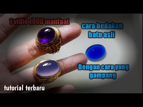 Cara menilai kualitas batu sapphire, ciri-ciri blue sapphire yang bagus. 