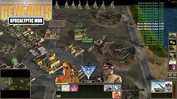 GLA BOSS VS 7 TANK ARMY - C&C Generals Zero Hour Apocalyptic mod