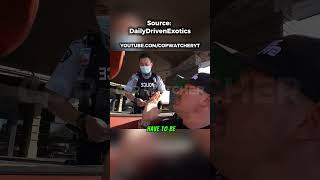 COP REGRETS PULLING OVER SUPERCAR OWNER #firstamendmentaudit #police #firstamendment  #cops