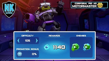 Angry Birds Transformers - Spark Run Series - Level 105 - Featuring Motormaster