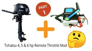 Tohatsu 4, 5 & 6 hp Remote Throttle Mod (Part 1) - Florida Fish Hunter