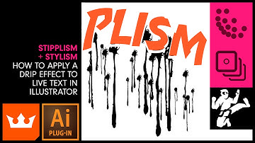 How to Apply a Drip Effect to Live Text in Illustrator | Vector Black Belt | STIPPLISM + STYLISM