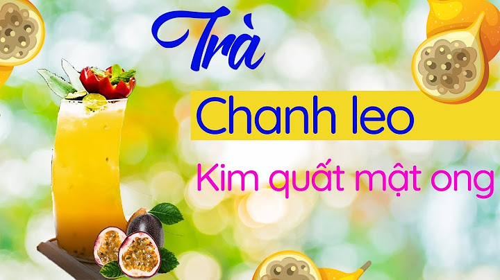 Cách làm nước quất mật ong