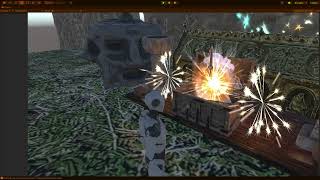 Treasure chest animation scene using timeline and cinemachine within Unity 3d
