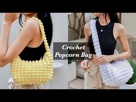 Crochet Powerpuff Heart Tote Bag Tutorial | Chenda DIY - YouTube