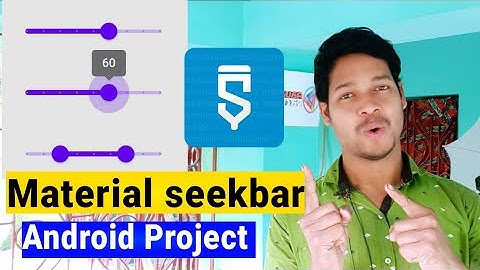 Android material seekbar Activity project in sketchware #AndroidAppdeveloper #sketchware #Aauraparti