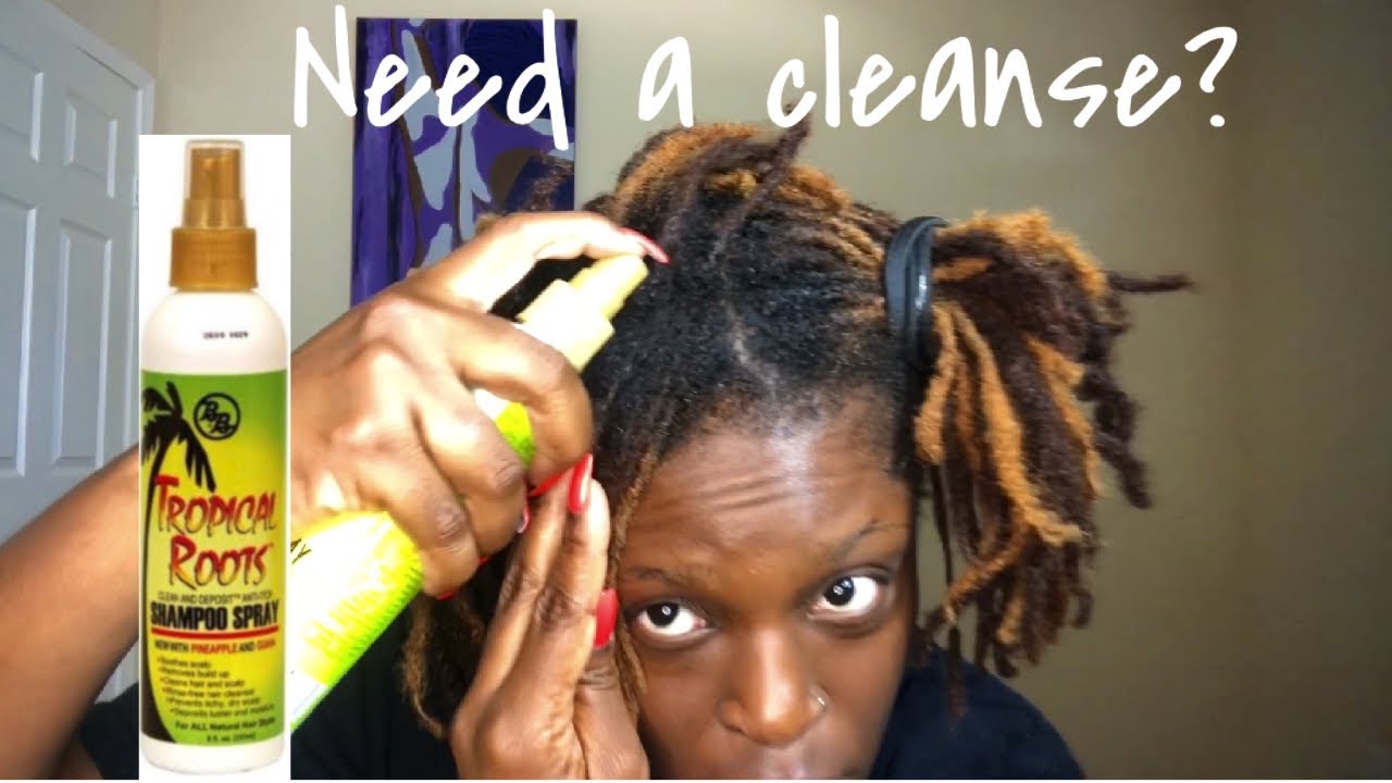 How to cleanse your LOCS without washing - YouTube