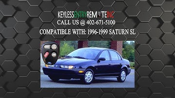 How To Replace A 1997 - 1999 Saturn SL1 or SL2 Key Fob Remote Battery