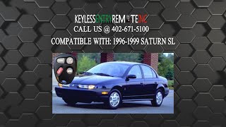 How To Replace A 1997 - 1999 Saturn SL1 or SL2 Key Fob Remote Battery