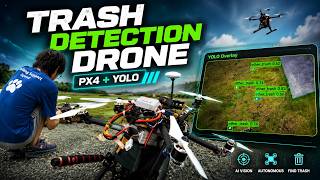 Building a Trash Detection Drone Prototype with PX4 and YOLO