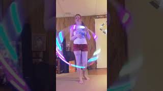 1TrickaDay-Hug Escalator hula hooping