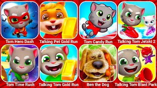 Talking Tom Hero Dash, Talking Pet Gold Run, Tom Candy Run, Talking Tom Jetski, Tom Time Rush... screenshot 5