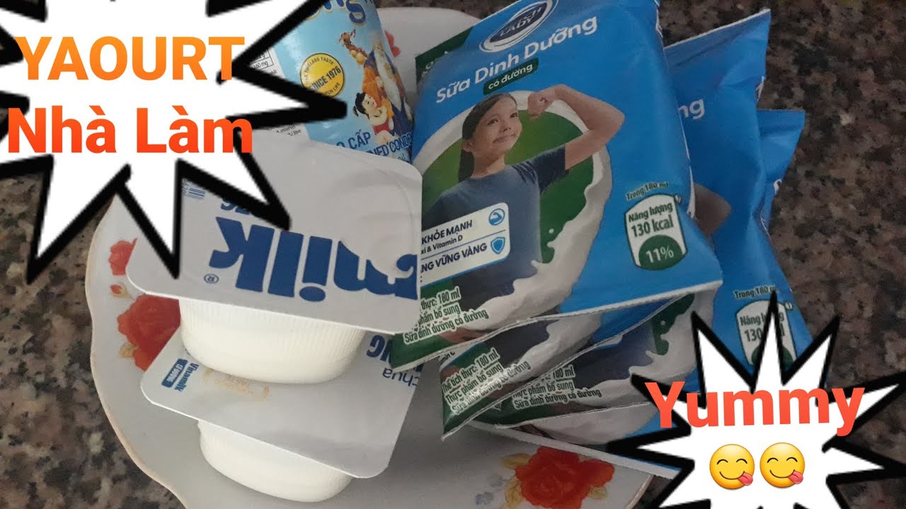 CÁCH LÀM YAOURT😋SỮA CHUA TẠI NHÀ