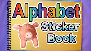 Alphabet Sticker Book Song (Rhyming)