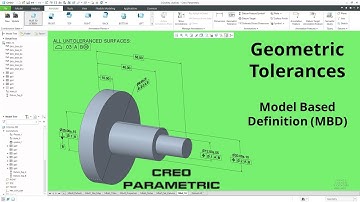 Creo Parametric - Geometric Tolerances (GD&T) Part 2 - Model Based Definition