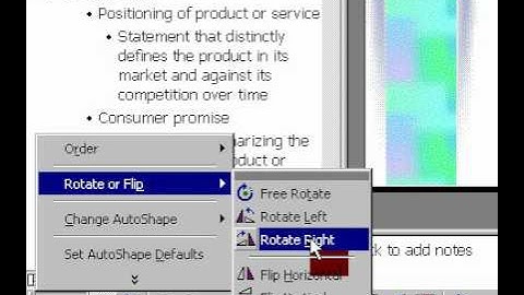 Microsoft Office PowerPoint 2000 Rotate object
