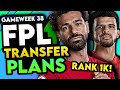 RANK 1001 IN THE WORLD | FPL GAMEWEEK 38 TRANSFER PLANS | Fantasy Premier League Tips 2023/24