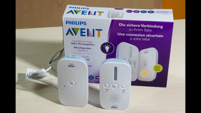 Philips AVENT Audio Baby Monitor DECT, White, SCD502/10