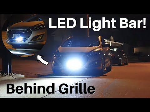 Light bar for car grill deals