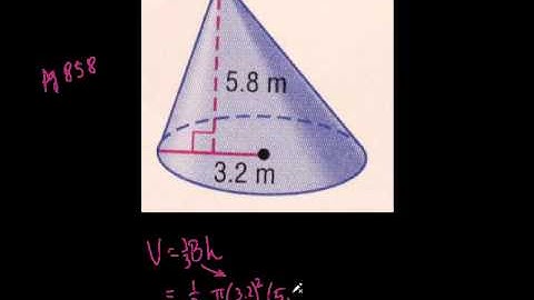 Geometry Sec 12-5 Volume of Pyramids and Cones