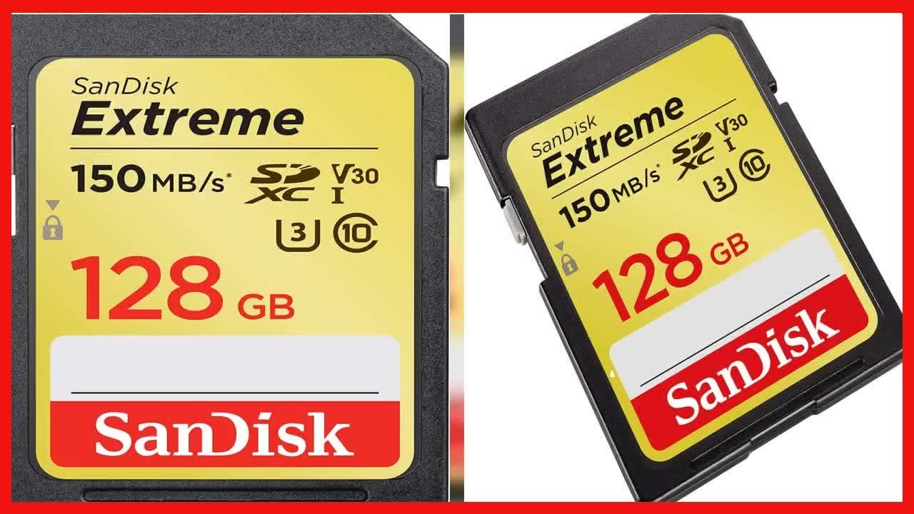 Great product SanDisk 128GB Extreme SDXC UHSI Memory Card 150MB/s