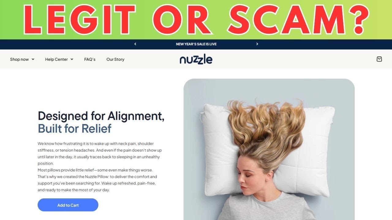 Nuzzle Pillow Reviews: Is Legit or Just a Scam?