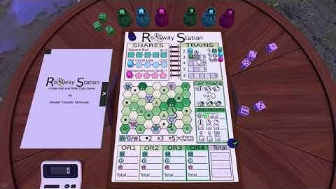 Solo Rollway Station Playthrough on Tabletop Simulator