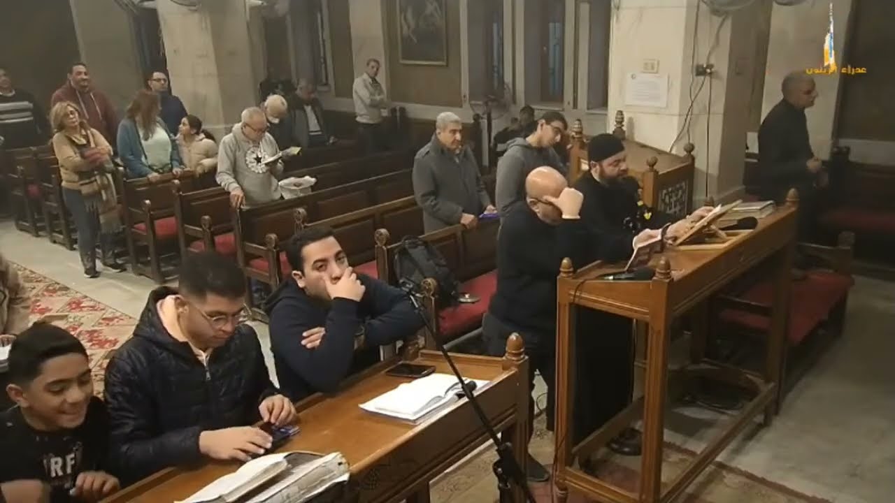 تسبحة نصف الليل برامون عيد الميلاد الجزء الاول من كنيسة العذراء مريم الزيتون 5-1-2025