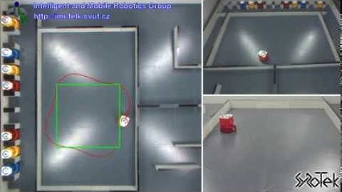 SyRoTek - Trajectory following: Pure pursuit